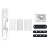 CAL Double Bolt Lock for Sliding Door Patio - Child Proof & Secure - WHITE