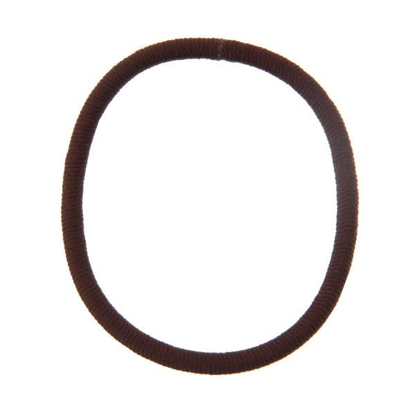 MUJI OFA09A6S Hair Rubber Ring, Thick, Brown