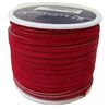 Lace Lacing Leather Suede Red 25 Yard Spool Made in USA
