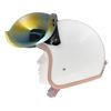 Hot Rides Universal Motorcycle Helmet Lens Visor Wind Shield (Bubble/Rainbow)