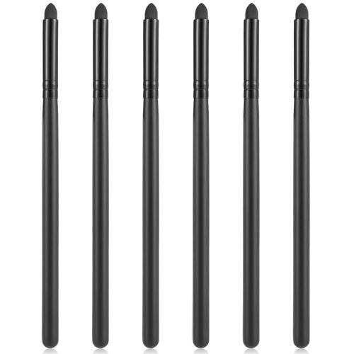 WLLHYF Eyeliner Smudge Brush Pencil Pointed Professional Applicator Blending Sponge Brush Stick for Eyeshadow Eyebrow Reusable Makeup Tool Pencil Brush Set