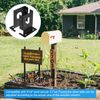 4" x 4" Adjustable Deck Post Base Brackets Black Deck Post Base 4pcs