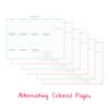 Peachly Weekly Planner Notepad (60 Weeks) Tear Off - Fern Peach Mint
