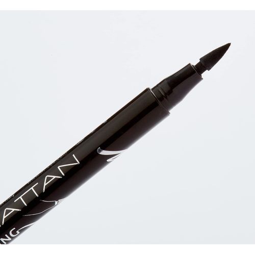 Manhattan Wonder Wing Eyeliner & Stamp, timbri neri Eyeliner per una linea di ombra simmetrica, colore nero 001, 1 x 1,6 ml