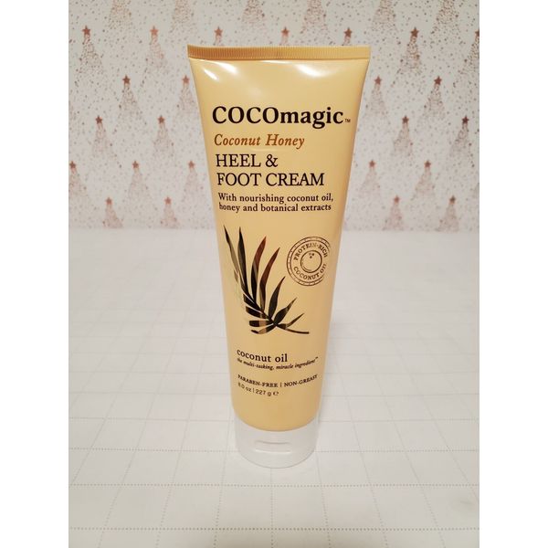 CocoMagic Coconut Honey Heel & Foot Cream with Coconut Oil & Honey 8 oz/227 g