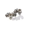 E-outstanding 25-Pack Copper 5mm Light Emitting Diode LED Bezel Holder - Round Lamp Emitting Diode Mount Panel Display Socket Base