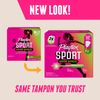 Playtex Sport Odor Shield Tampons Super Absorbency, Unscented - 32ct | Super Tampons for Women, Feminine Care, Playtex Tampon with 360 Leak Defense and Odor Control