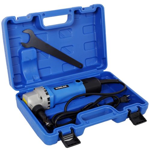ROCKRAIN Electric Sheet Metal Nibbler Tool: 500W 16 Gauge Cutter with 360° Rotation - High-Speed 2000RPM Precision Cutting for Metal & Aluminum - DIY & Professional Automotive Maintenance