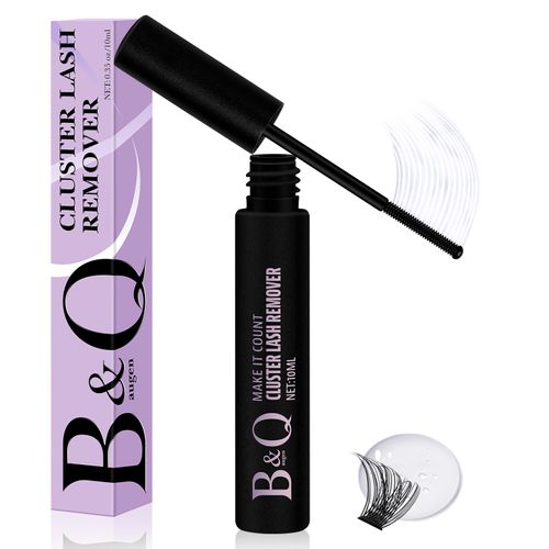 B&Q Lash Remover for Cluster Lashes 10ML Lash Cluster Remover Cluster Lash Remover Cluster Lash Bond Remover Lash Adhesive Remover Lash Glue Remover Lash Bond and Seal Remover（Remover-XP-10ML）