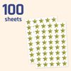 4000 Pack, Gold Foil Star Metallic Stickers, 15mm