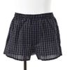 Men's Trunks with Pads for Minor Leakage, 50cc Absorption, No Stains, Low Profile, For Residue, Blue, Medium