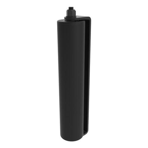 Security Brands K-PGR120B 12" Sliding Gate Guide Roller Rubber Black Axle Bolt