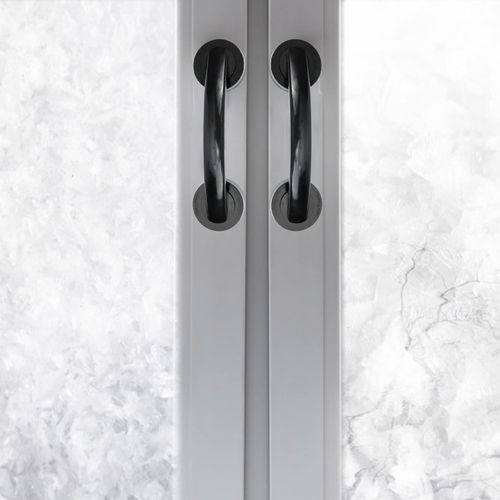 Alipis Shower Grab Bar Suction Balance Assist Bathroom Shower Handle Anti Slip Safety Hand Rail Support Handicap Elderly Injury Senior Assist Bath Handle Glass Door Knob Black
