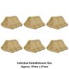 6 x 'Camping Tent' MDF Craft Embellishments (EB00023917)