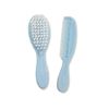 Babies Soft Bristle Brush & Fine Tooth Comb Set - Blue