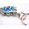 [good stuff] New! Bicycle Chain Key Chain with Top Cap Blue, blue