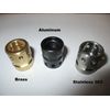 Micro Muzzle Brake LongShot MINI-BRAKE for M14x1 LH TPI BRASS Left Hand Thread