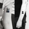 Oottati Small Cute Temporary Tattoo Cats Love Totem (2 Sheets)