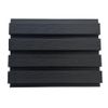 Tuda Grass Direct Composite Slatted Square Cladding Board - BLACK - 2.5metres x 219mm x 26mm