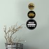 Signs ByLITA Circle Private Do Not Enter Sign (Brushed Silver) - Large