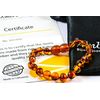 AmberJewellery 100% Baltic Amber Bracelet - Best Quality, Cotton, Amber