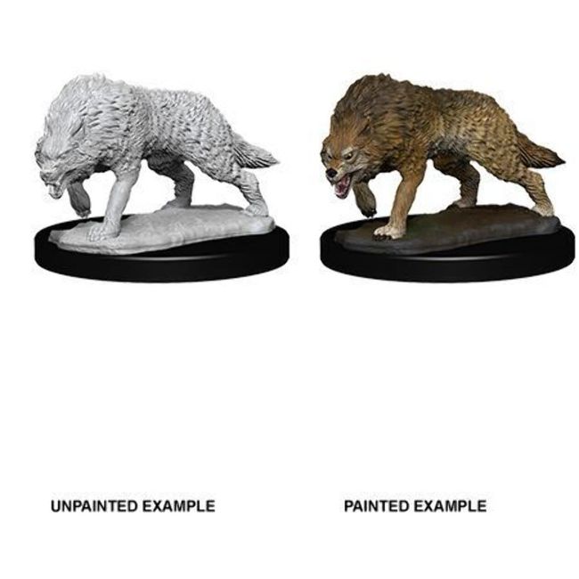 WizKids Deep Cuts Unpainted Miniatures: Wave 7: Timber Wolves