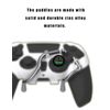 EXknight Leverback FPS Paddles Attachment, Back Buttons Gaming Paddles for PS5 Controller (White)