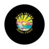 Block Island Retro Sunset & Beach Vacation PopSockets Swappable PopGrip