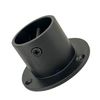 RopeServices UK 32mm Powder Coated Black Decking Rope Cup End, Deck Post End Fixing Post Fitting