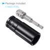 CoCud Deep Socket Set, 24mm Socket 3" Length 1/2" Drive, CR-V 6-Point Drive Socket Accessory Set with 1/4" Socket Adapter - (Applications: for Electric Hand Drill Screwdriver)
