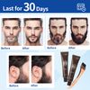 Mustache & Beard, Beard Coloring Kit Beard Dye for Men with Brush, Easy Application Dark Brown Mens Hair Dye