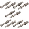 uxcell Hex Socket Cap Bolt Set, Hex Socket Cap Bolt, Full Screw with Washer, M4x40mm, 7mm Nut Width, Pack of 10