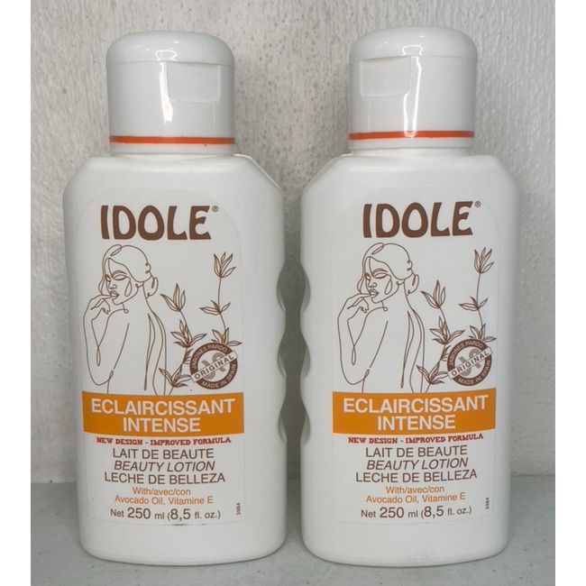 2-Pack IDOLE Intense Lotion with Avocado Oil & Vitamin E - 8.5oz (250ml) each