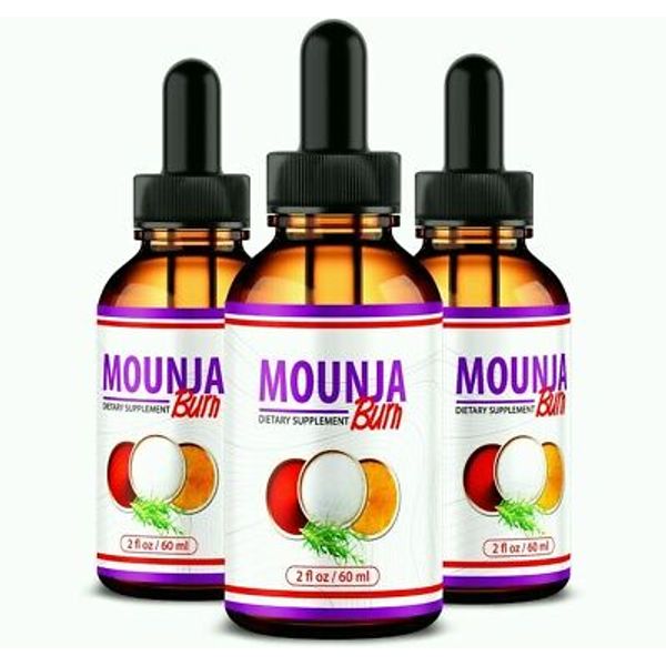 (3 Pack) Mounja Burn Weight Loss Drops, MounjaBurn Fat Burning Liquid