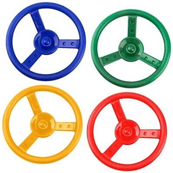 Steering Wheel Playset Plastic Swingset Steering Wheel Green,blue,yellow,red