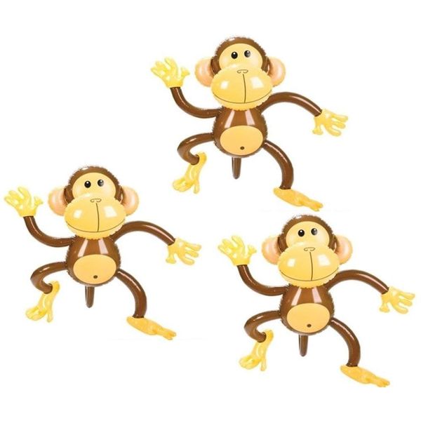 Rhode Island Novelty 27 Inch Inflatable Monkeys Set of 3
