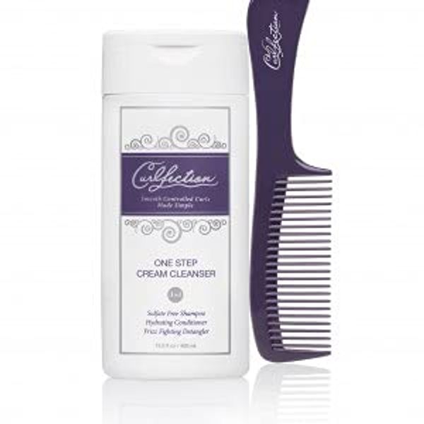 Curlfection One Step Cream Cleanser With Curlfection Comb