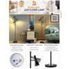 Sunllipe Adjustable 3 Lights LED Floor Lamp Tree 60" 15W Warm White Light - NEW!
