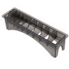 Clipper Guard Holder, Rectangular Plastic Guide Comb Storage Case Box Black Clipper Guard Organizer for Barber Comb Organizer Clipper Combs Holder Compatible with Most Size