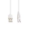 Flawless Legs Charger Cord, Replacement for Finishing Touch Flawless Legs Razor Shaver, Women Electric Trimmer - 5V USB Power Cord (2-Pack, White)