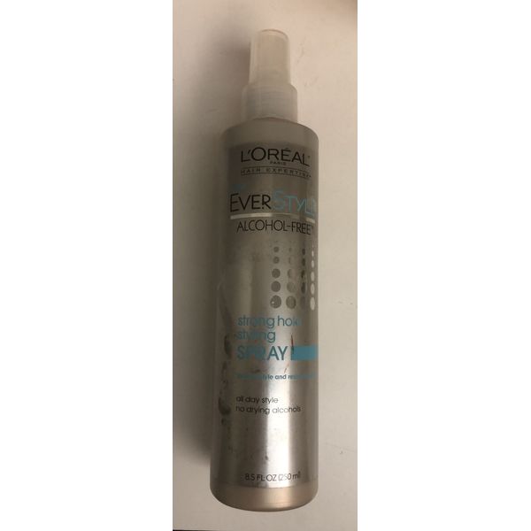 (1)  L'Oreal EverStyle Alcohol Free Strong Hold Styling Spray 8.5 oz Label Wear