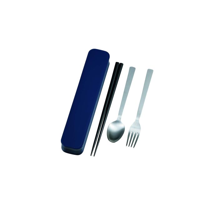 Tatsumiya Adult Cutlery NAVY Size: Approx. W 8.7 inches (22.2 cm), D1.7 inches (4.4 cm), H2.9 inches (2.9 cm), 33306