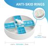 PetDreamHouse SPIN Interactive Feeder Puzzle for Dogs, Windmill, Difficulty Level - Easy, Blue