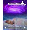 2in1 Star Galaxy Projector Aurora Night Light Moon Nebula +Bluetooth Speaker