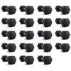 TNP Accessories Rubber Hexa Hex Dumbbells Weight Set Solid Dumbbell - Single