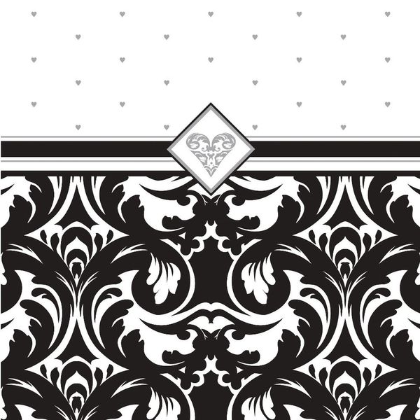 Creative Converting 16 Count 3-Ply Paper Lunch Napkins, Ever After
