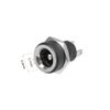 sourcing map 2.1mmx5.5mm DC Power Jack Female DC 30V Panel Mount Connector Socket 5pcs