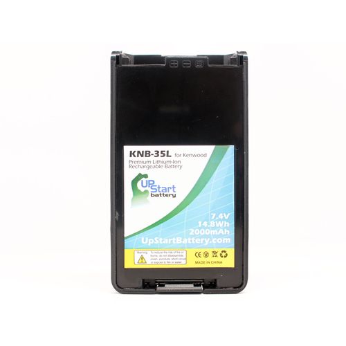 KNB-55L Battery for Kenwood KNB-57L, TK-2360, KNB-24L, TK-2140, TK-3160, TK-3360, TK-2170, TK-3170 Two-Way Radio (2000mAh, 7.4V, Lithium-Ion)