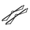 Traxxas 8519 Number Plates, Black