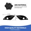 RAZPOY Front Fog Light Covers Compatible with Dodge Durango 2011-2020, Black
